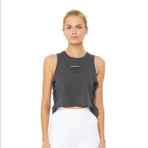 Alo Yoga cut it out cropped tank - size S